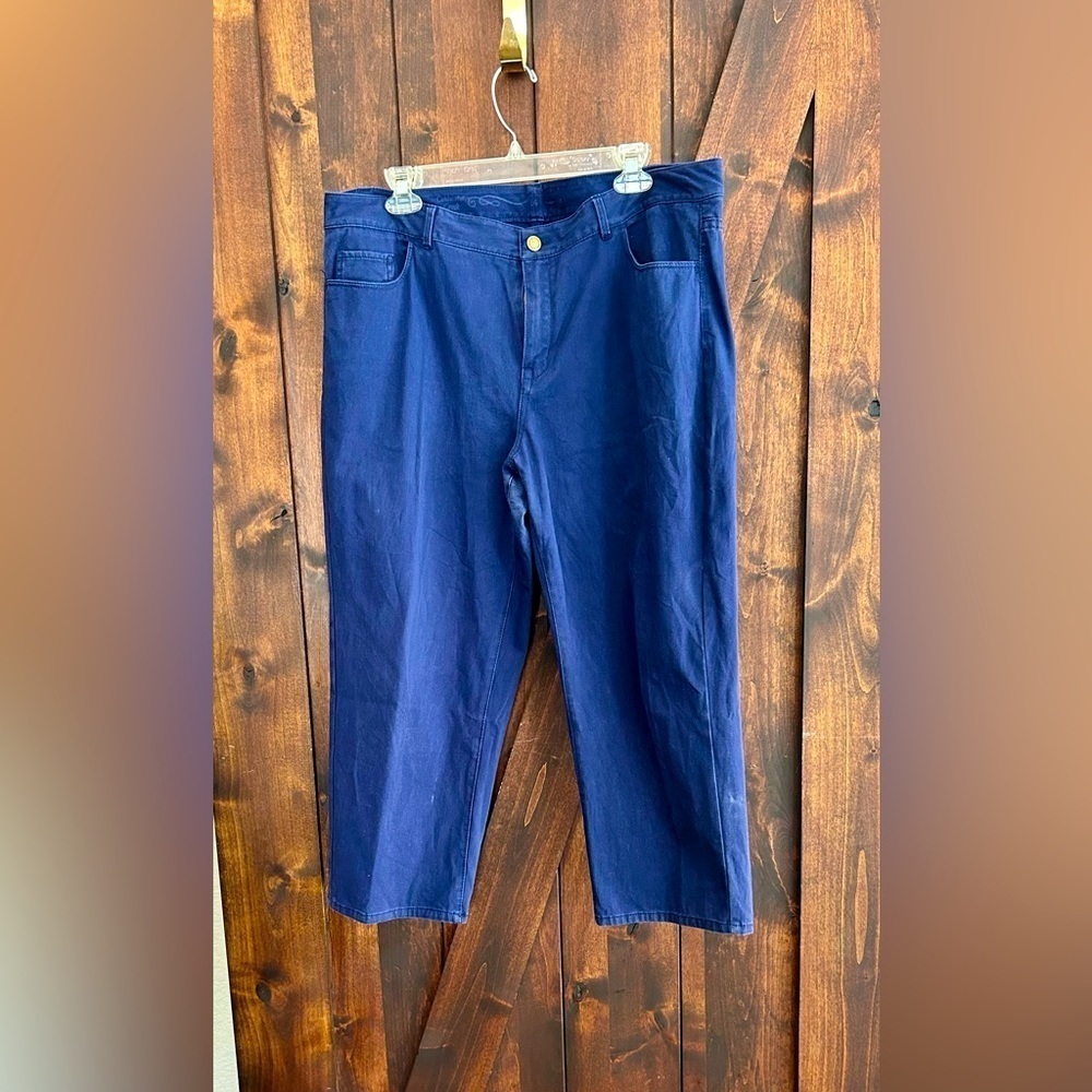 Coldwater Creek Women’s Classic Fit Navy Blue pants Plus
